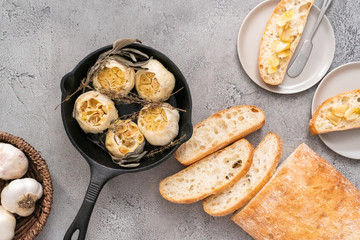 Roasted garlic