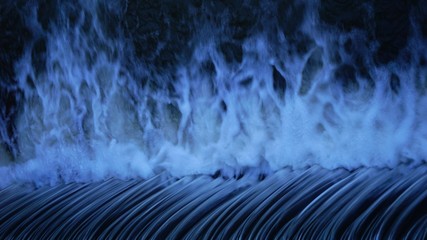 beautiful pattern of water fall.