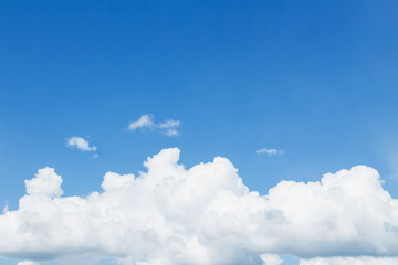 Beautiful light with cloud in nature 