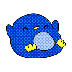 cartoon kawaii of a cute penguin