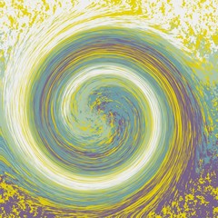 Color mix, abstract marble painting, fashion print, natural background - Illustration