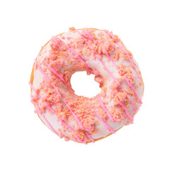 donut or donut with concept on a background.