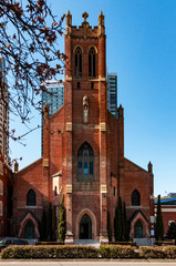 St. Patrick's Catholic Church, facade, San Francisco, United States of America