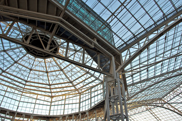 glass roof and structure