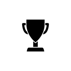 trophy glyph vector icon