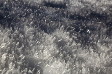Close up picture of Crystal Snowflake during a sunny winter day. Taken in British Columbia, Canada.