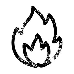 simple flame icon