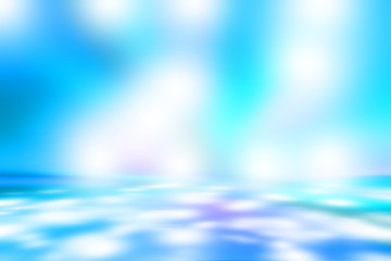 Naklejka premium perspective floor backdrop blue room studio with light blue gradient spotlight backdrop background for display your product or artwork 