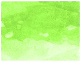Green watercolor abstract artistic textured background for design. Paint splash on paper texture.