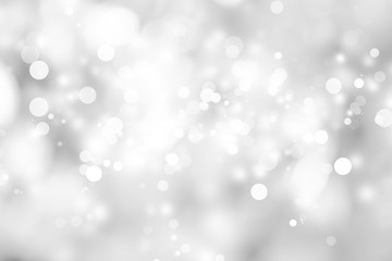 white blur abstract background. bokeh Christmas blurred beautiful shiny Christmas lights