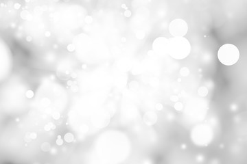 white blur abstract background. bokeh Christmas blurred beautiful shiny Christmas lights