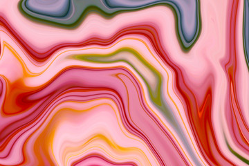 Obraz premium Marble ink colorful. Pink marble pattern texture abstract background. can be used for background or wallpaper