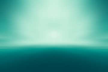 green empty room studio gradient used for background and display your product
