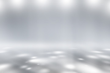 Gray empty room studio gradient used for background and display your product