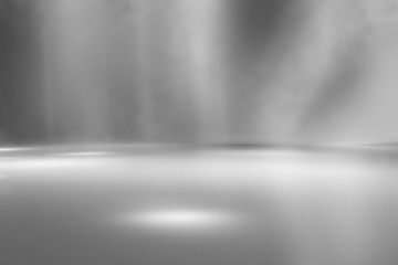 Gray empty room studio gradient used for background and display your product