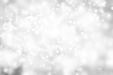 Fototapeta premium streszczenie tło białe rozmycie. boże narodzenie bokeh niewyraźne piękne błyszczące lampki świąteczne