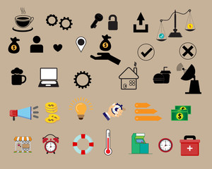 set of Business icon 