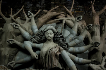Durga in the making