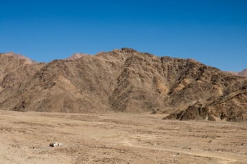 Abandoned building in plateau Ladakh, India
