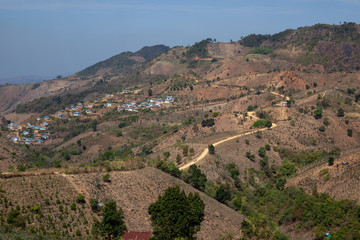 Fototapeta na wymiar Kalaw View Point in Burma