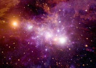 galaxy in a free space