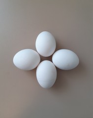 eggs on black background