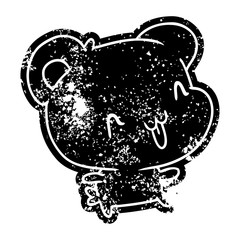 grunge icon kawaii cute happy bear