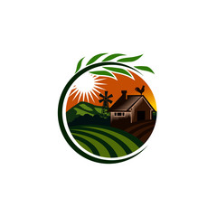 Nature Farm Logo Templates