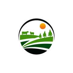 Nature Farm Logo Templates