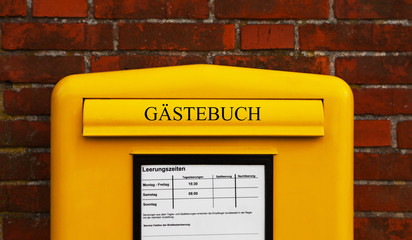 Gästebuch Briefkasten