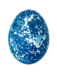 Colorful Easter Egg isolated on white