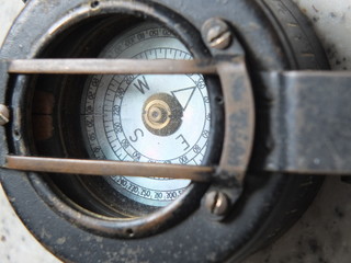 vintage WW2 compass