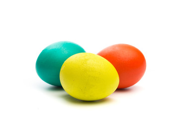 easter eggs isolated