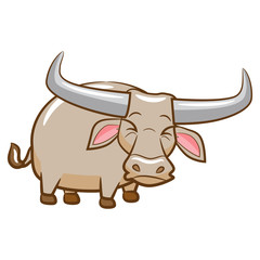 Buffalo cartoon clipart