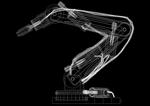 Robotic Arm Design Architect Blueprint 