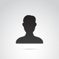 Profile icon vector. 