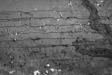 cracked bare wall 