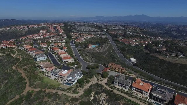 Aerial of Orange County California Residential Homes Development 06.MOV