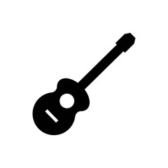 Drum monochrome icon - vector