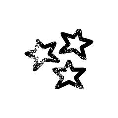 star shapes distressed icon