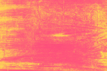 pink and yellow orange paint abstract background texture with grunge brush strokes
