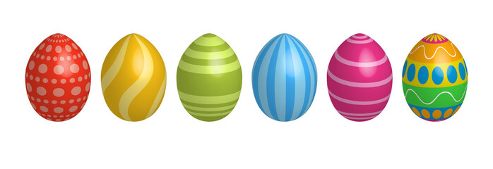 Easter egg icons. Geometric design texture. Decoration Happy Easter celebration.