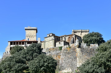 Fototapeta na wymiar Medieval Monterrey Castle. Orense, Galicia, Spain.