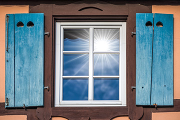 Fensterklappen holz
