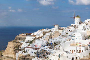 Beautiful Oia town on Santorini island, Greece