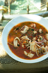 Tomato chowder soup