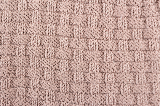 Hand knitted texture