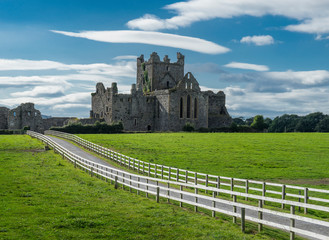 Fototapeta na wymiar Abadia de Dunbrody en Irlanda