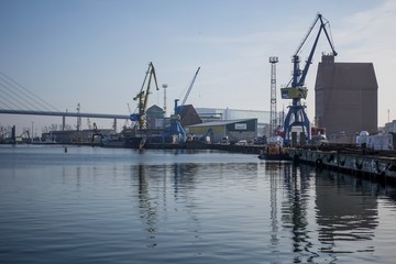 Fototapeta na wymiar Hafen Stralsund 