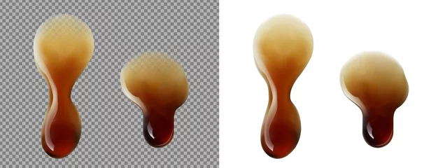 Foto op Canvas Vector  sauce or caramel drops © Кseniia_designer